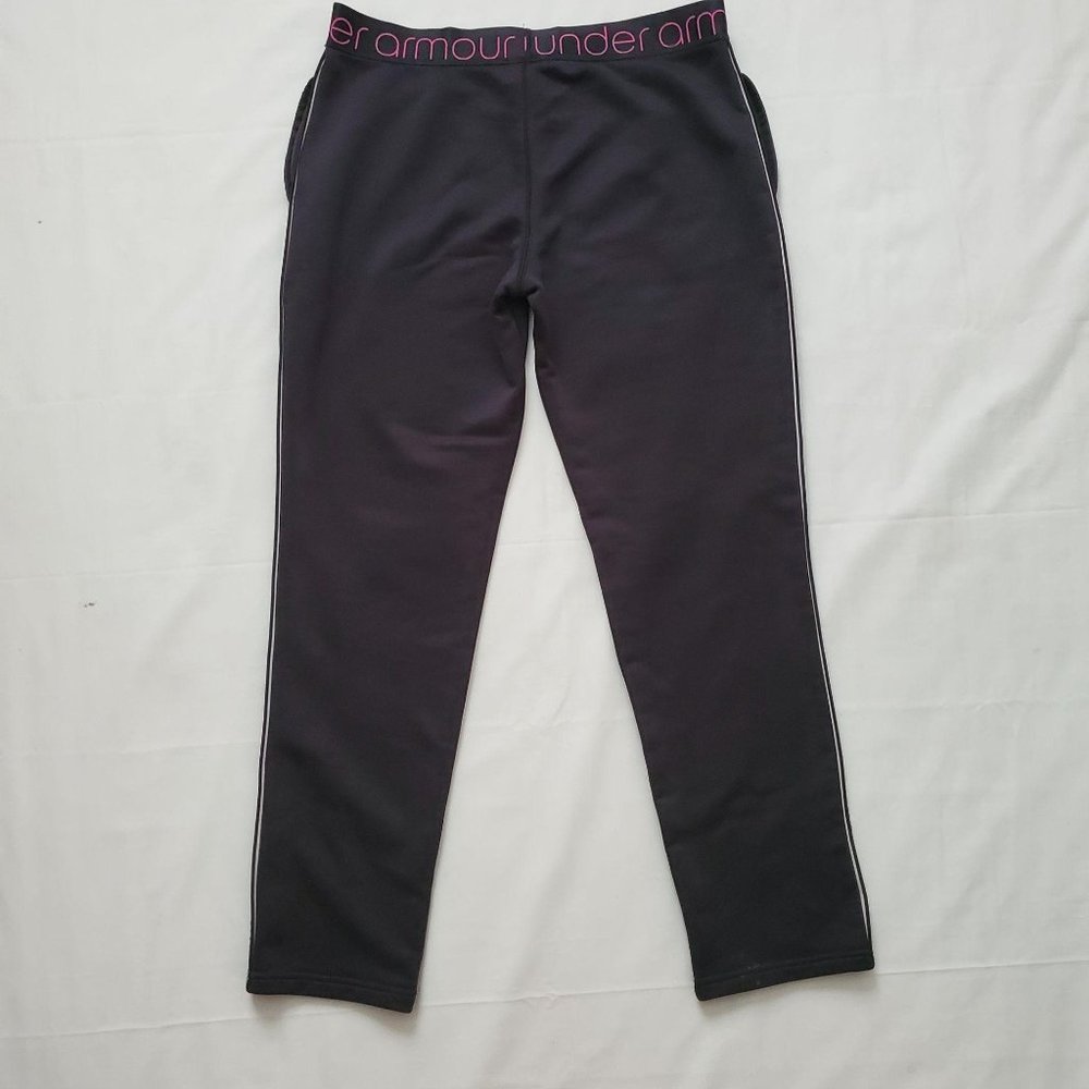 Under Armour Girl's Loose Activewear All Season‎ Gear Pants Black/Pink YLG/JG/G - Picture 4 of 12